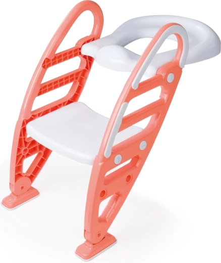 Toilettentreppe mit Sitz, orange