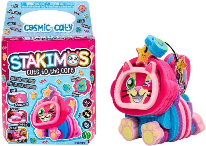 TOMY Stakimos Space-Katy – kreatives Bastel-Set zum Zusammenbauen