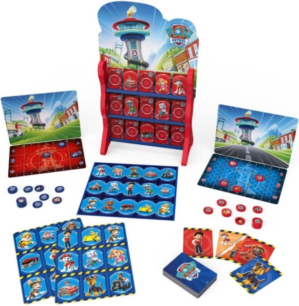 Gesellschaftsspiel Kontrollturm PAW PATROL – Set mit 8 klassischen Spielen