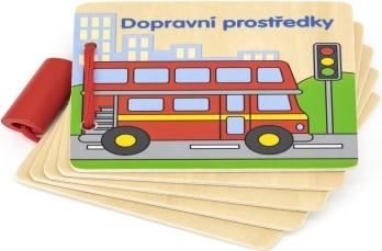 Holzbuch – Verkehrsmittel (Tschechisch)