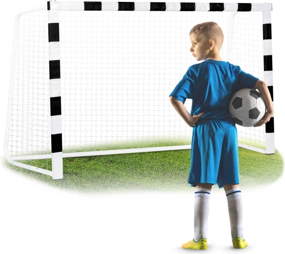 Neo-Sport Fußballtor 180 × 120 × 60 cm schwarz-weiß