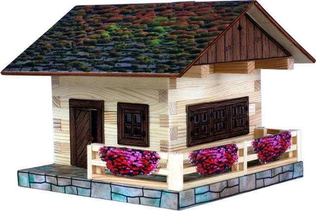 Alpenhütte Holzbaukasten