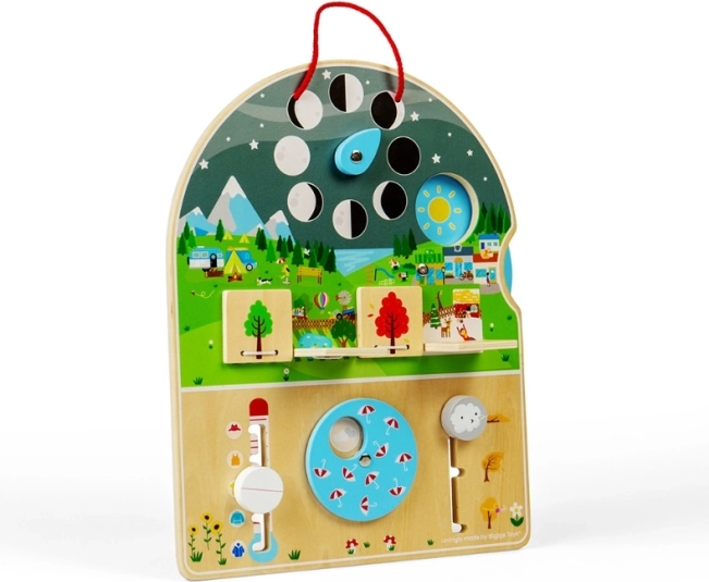 Bigjigs Toys Holz Motorikbrett Wetter