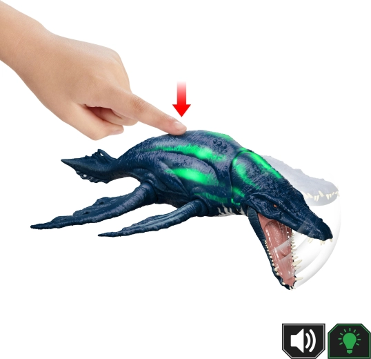 Action-Angriff mit Brüllgeräusch per Schwanzdruck