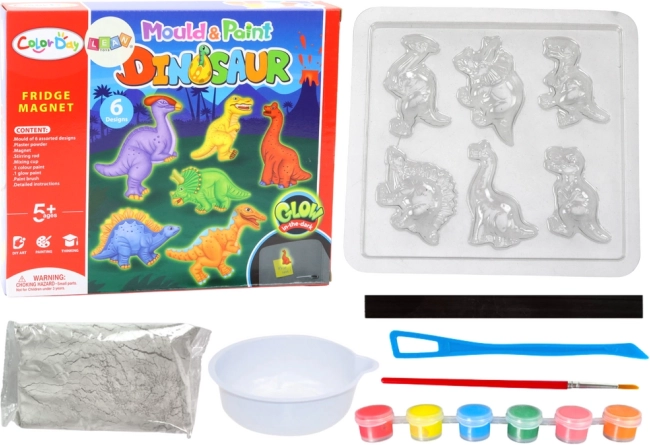 Kreatives Set zur Herstellung von Dinosauriermagneten