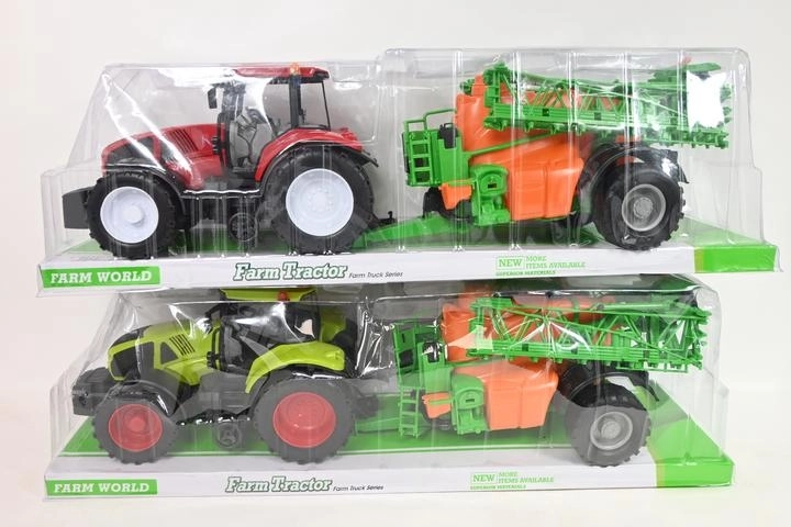 Traktor mit Sprühgerät – groß