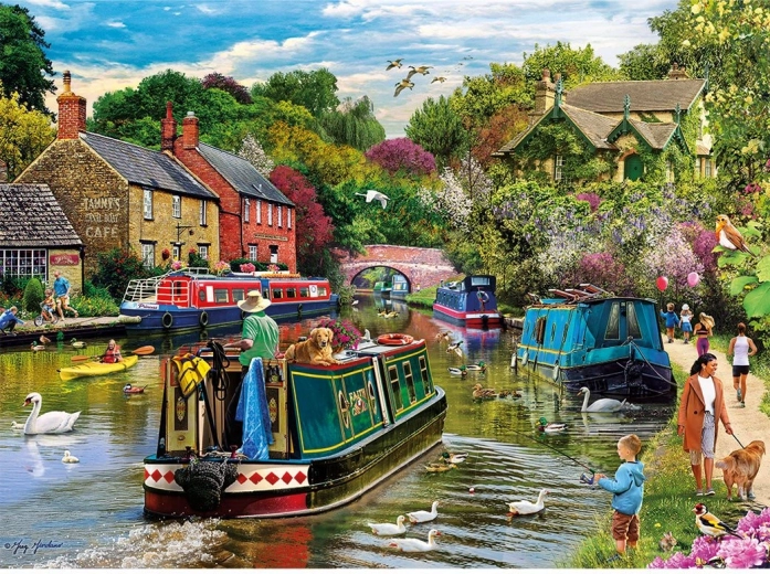 Gibsons Puzzle Ruhe am Fluss 1000 Teile