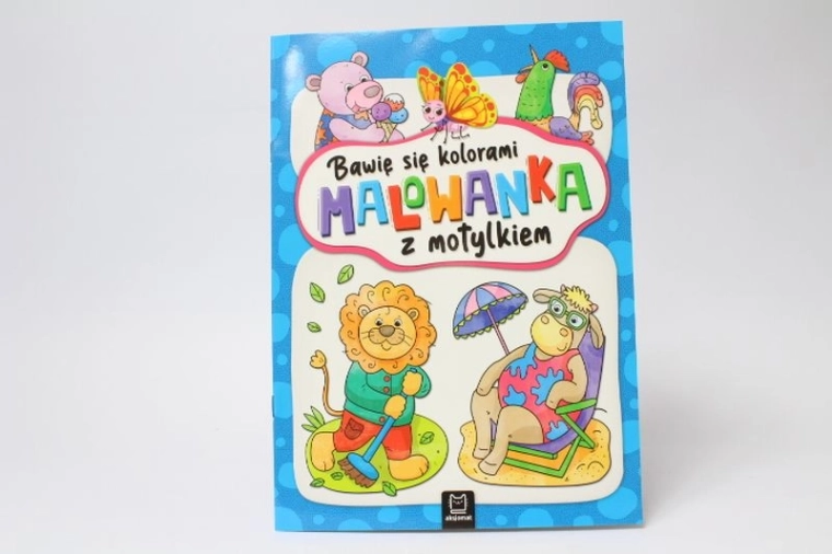 Ich spiele mit Farben: Malbuch mit einem Schmetterling