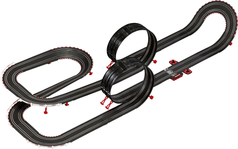 Actionreiche Strecke mit Loopings