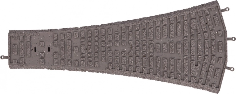 Bettung für Dreiwegeweiche