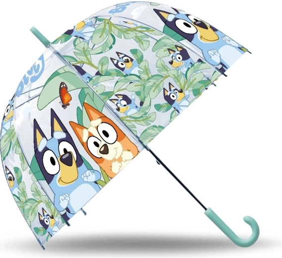 Transparenter manueller Regenschirm BLUEY 46 cm