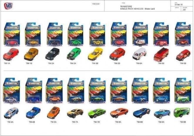 Teamsterz Metallspielzeugauto