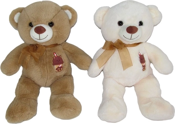 Plüschbär mit Schleife 25 cm – 1 Stück