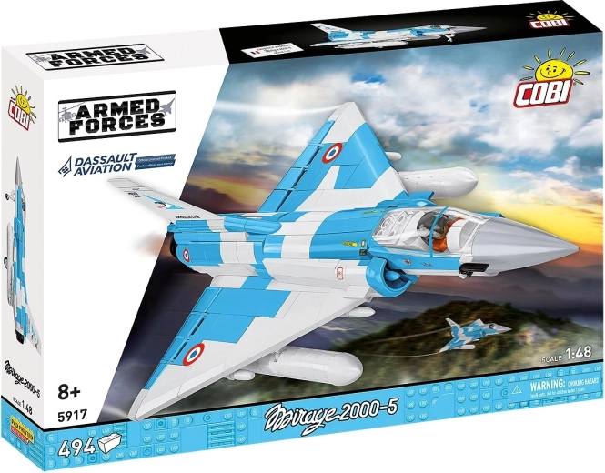 Bausatz des Flugzeugs Dassault Mirage 2000-5 im Maßstab 1:48