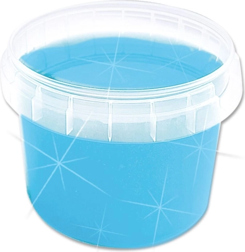 Intensives Blau mit Glitzer