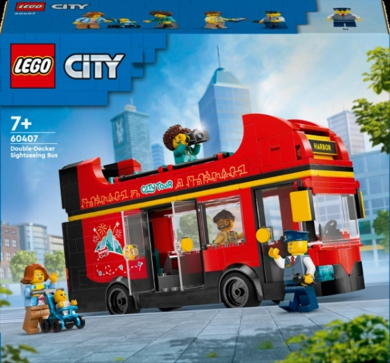 Lego City roter Doppeldeckerbus