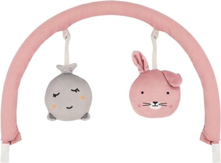 Spielbogen mit sensorischen Spielzeugen