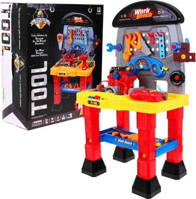 Kinderwerkstatt mit Motor und Lichteffekten