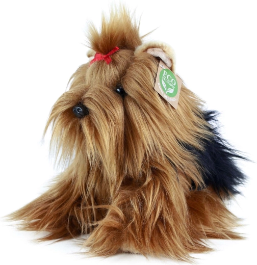Plüschiger sitzender Yorkshire-Terrier Eco-Friendly 23 cm