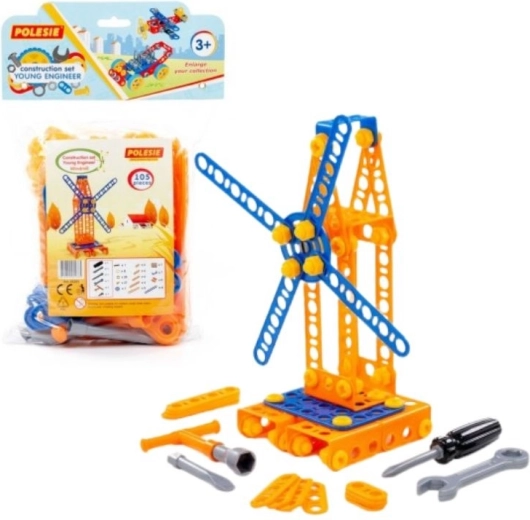 Bausatz Junger Ingenieur – Windmühle, 105 Teile