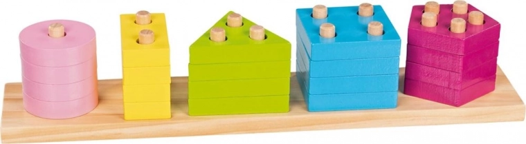 Holz-Sortierpuzzle für Farben und Formen von GOKI