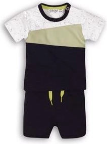 Dirkje Kinder-2-teiliges Set Sunny around the world mint/marineblau