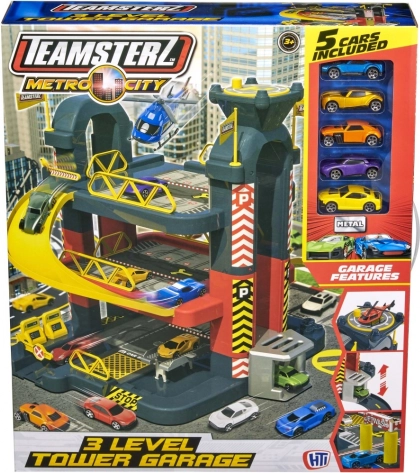Teamsterz dreistöckige Garage mit Autos