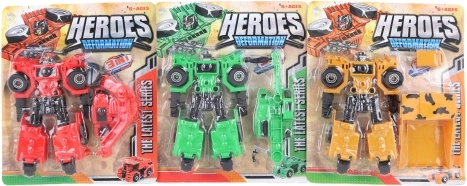 Faltbarer Konstruktionsroboter – Kunststoff-Bausatz 2-in-1