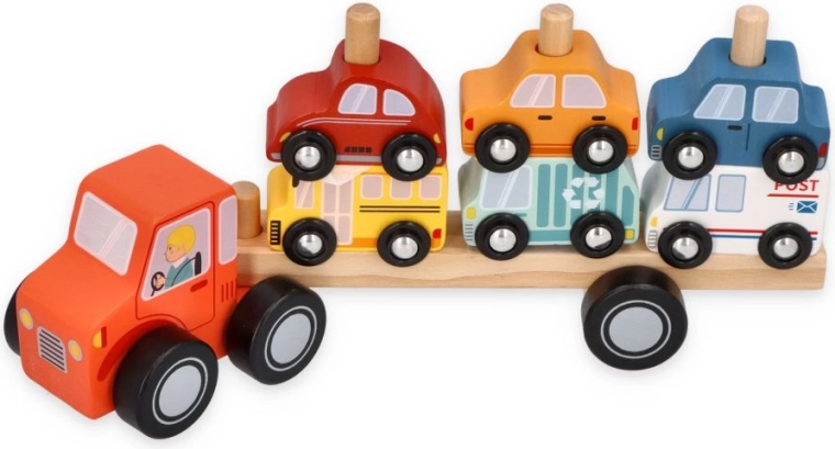 Adam Toys großer Abschleppwagen mit Spielautos