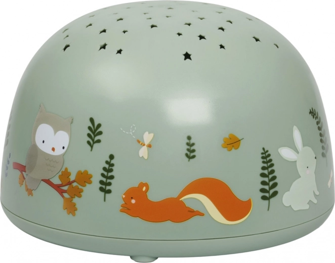 A Little Lovely Company Lampe mit Projektor für Kinder – Freunde