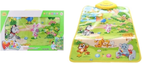 Musikalischer Spielteppich mit Tieren