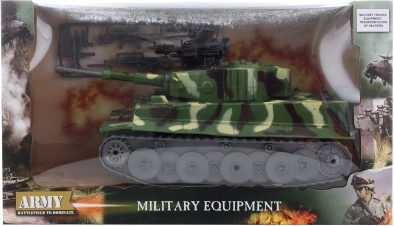Plastikpanzer mit Zubehör für Kinder
