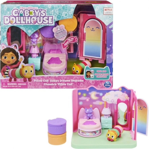 Gabby’s Dollhouse: Traumzimmer-Set – Schlafzimmer mit Pillow Cat