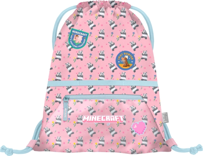 BAAGL Beutel mit Tasche Minecraft Panda