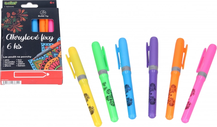Acrylstifte Set 6 Farben