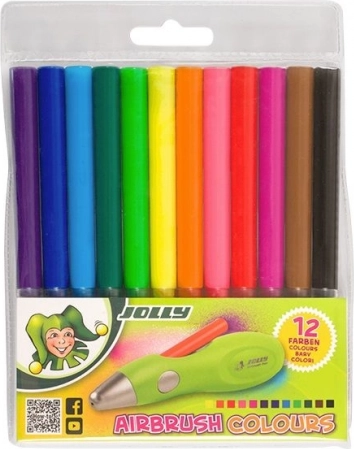 Ersatzkartuschen für Airbrush Fun JOLLY – 12 Farben