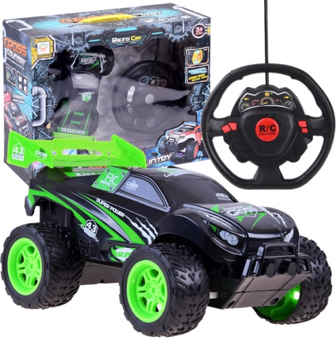 RC-Auto Cross Country mit Lenkrad-Fernsteuerung – Rc0488