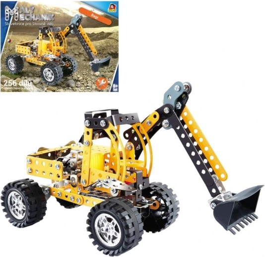 Konstruktionsspielzeug Kleiner Mechaniker Bagger 256 Stk