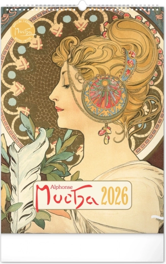 Wandkalender Alfons Mucha 2026