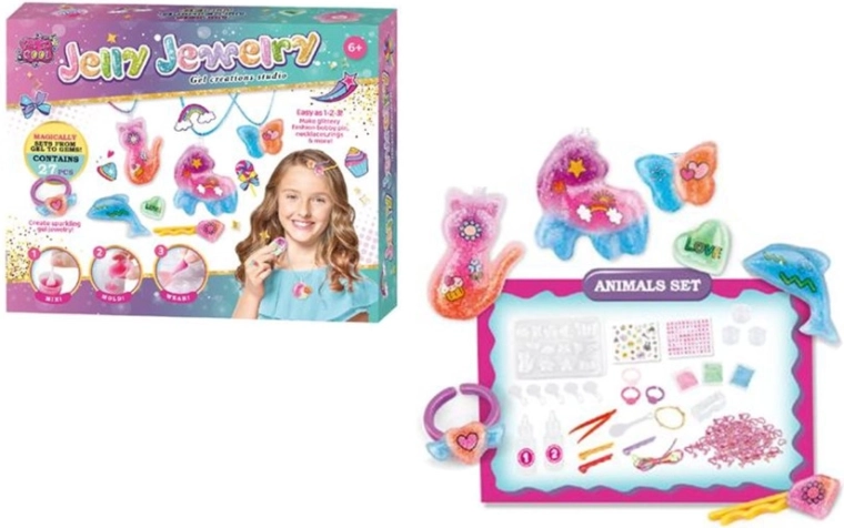 Kreativset zur Herstellung von Gelanhängern und Schmuck