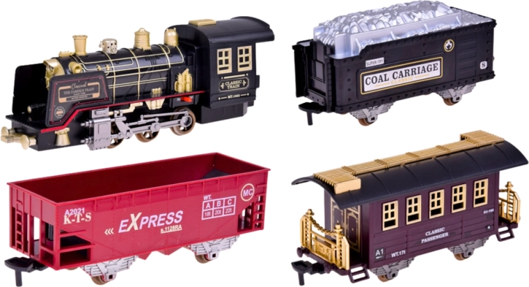 Realistischer Dampf-, Licht- und Soundeffekt