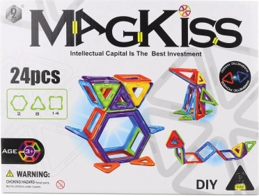 Magnetisches Baukasten MagKiss 24 Stk