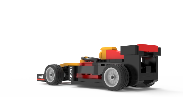 Attraktives gelb‑rotes Design