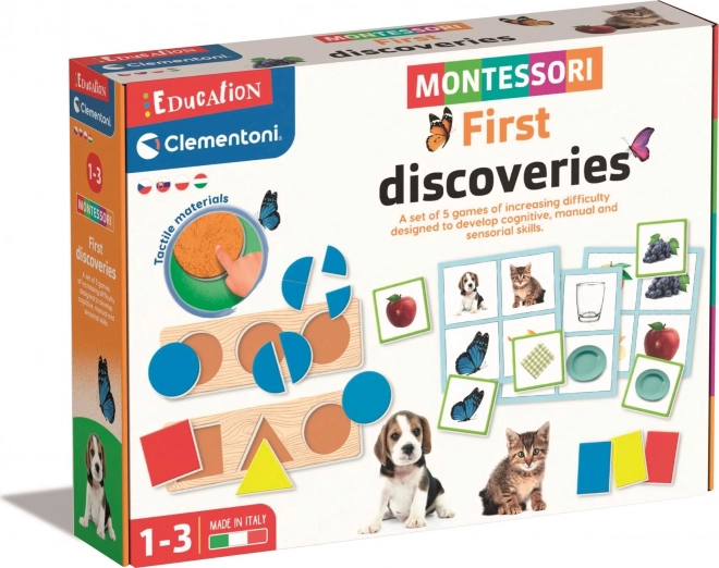 Clementoni Montessori-Set: erste Entdeckungen