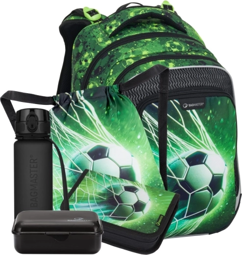 Bagmaster LUMI 25 B großes Schulset für Erstklässler – Fußball
