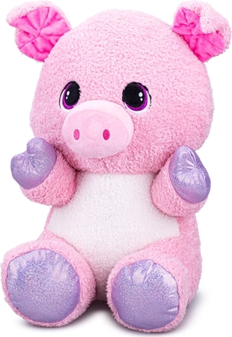 Plüsch-Sitzendes Schweinchen 16,5 cm