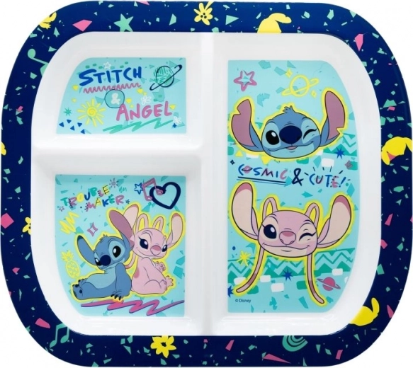 Rechteckiger Kinderteller STITCH