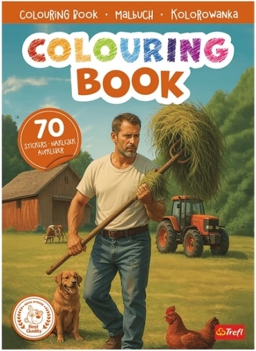 Bauer – Malbuch mit Stickern
