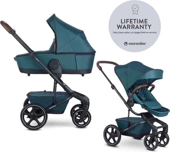 Easywalker Harvey⁵ Premium Kombi-Kinderwagen 2-in-1 – Jade Green