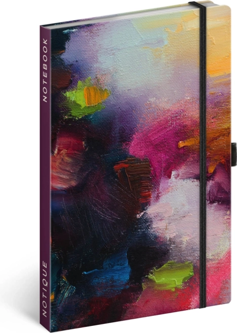 Notique Notizbuch mit rosa Malerei